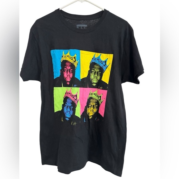 The Notorious B.I.G. rap graphic tee black medium - Picture 1 of 4